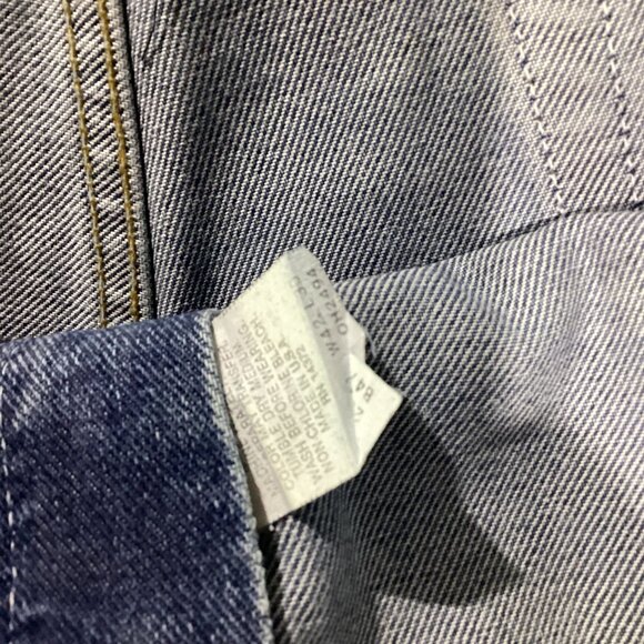 North West Blue Men's Straight Leg Denim Jeans Size 42X30 Pre-Owned see pics - Picture 4 of 4